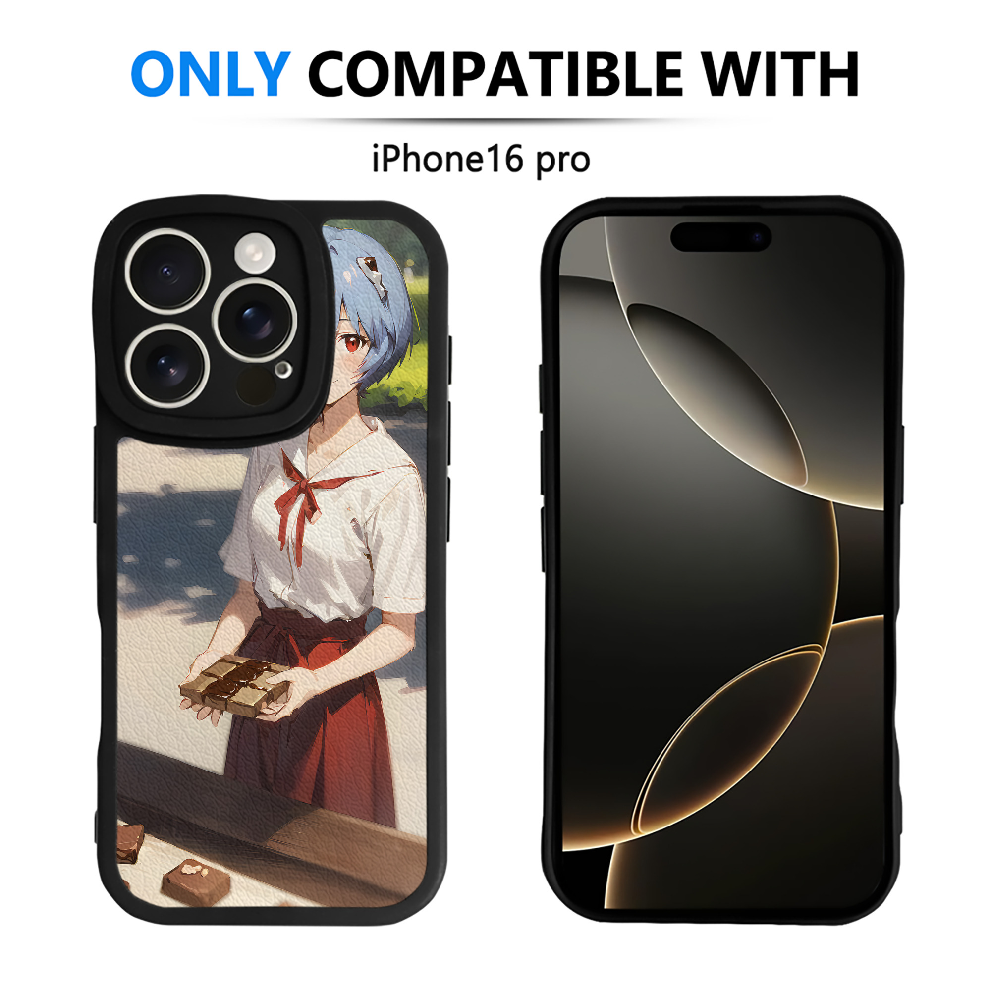 （画像用） EVA 新世紀エヴァンゲリオン 【iPhone 16シリーズ対応】シリコンスマホケース（レザー調） 材質：シリコン